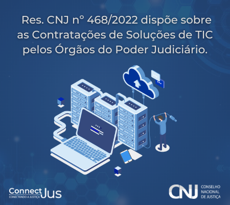 Arte Resolução sobre Contratações de STIC Res 468 2022 aprovado